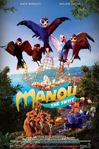 دانلود انیمیشن مانو پرنده چابک Manou the Swift 2019 دوبله فارسی