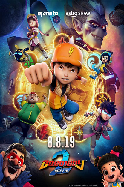 دانلود انیمیشن BoBoiBoy: The Movie 2 2019 زبان اصلی