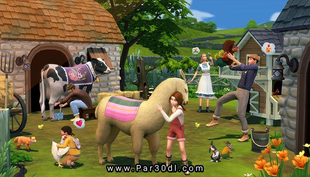 دانلود بازی The Sims 4 Cottage Living برای کامپیوتر - نسخه FitGirl