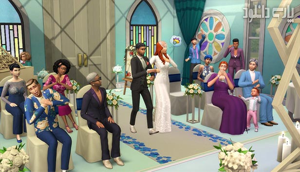 دانلود بازی The Sims 4 My Wedding Stories کامپیوتر + کرک CODEX