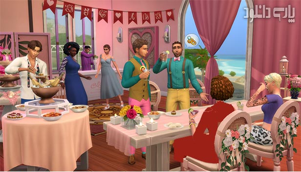 دانلود بازی The Sims 4 My Wedding Stories کامپیوتر + کرک CODEX